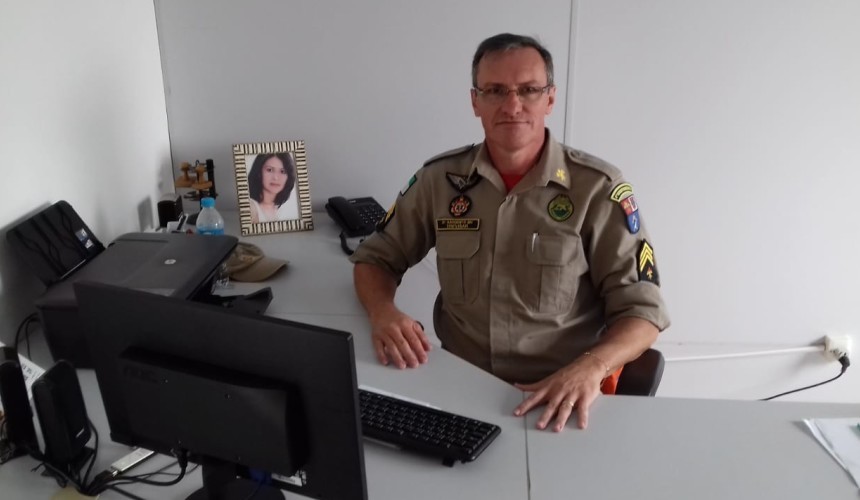 Comandante do Corpo de Bombeiros de Capitão é promovido a Sargento