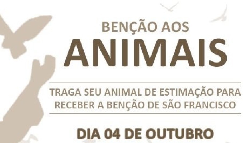 Benção aos animais de estimação será amanhã em Capitão