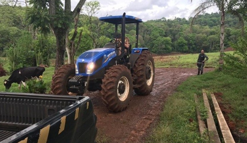 Operação Roda Livre apreende em Capanema o 22º trator furtado