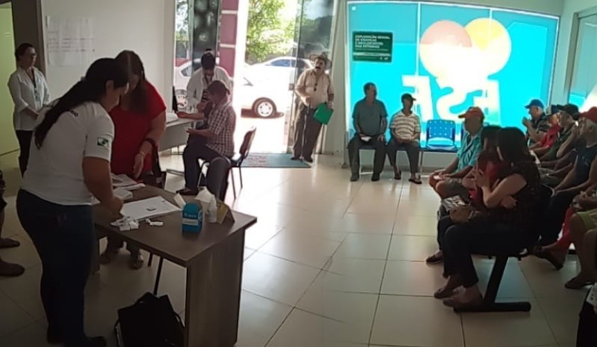 Hiper Dia está sendo realizado no ESF Pedro Dallabrida nesta quinta feira em Capitão