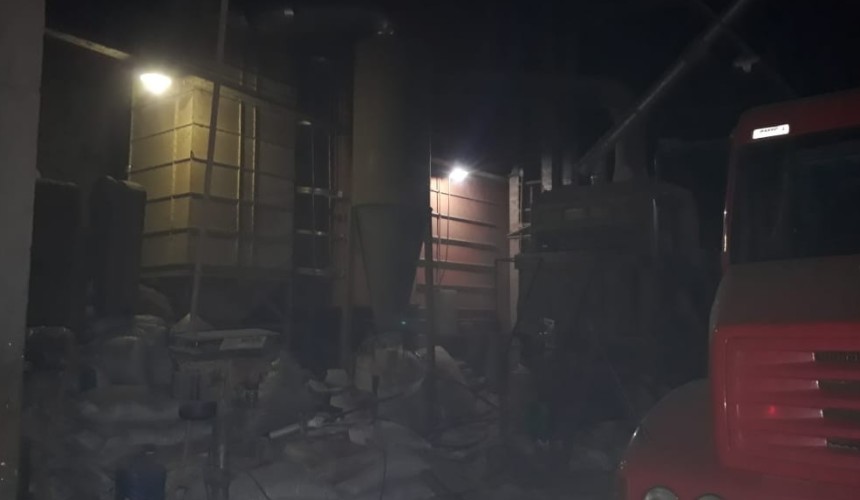 Incêndio em cerealista deixa uma pessoa ferida  em Boa Vista da Aparecida