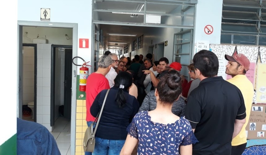 74,07% dos marquesienses compareceram para votar nesse domingo