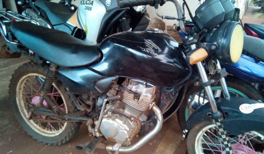 PM apreende motocicleta adulterada em Capitão