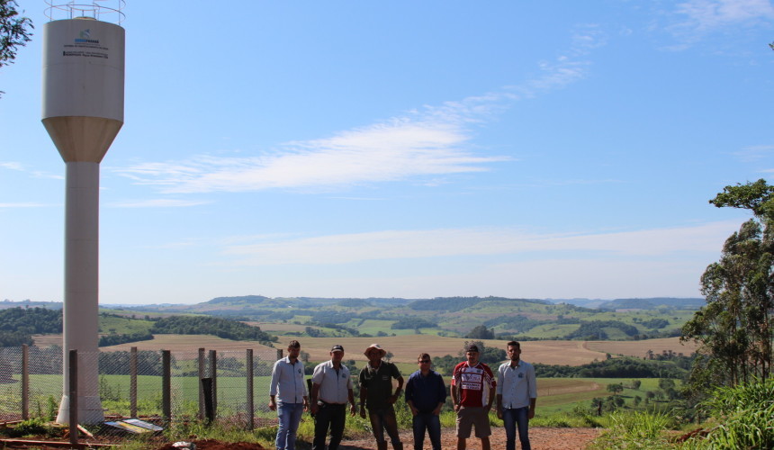 Redes de distribuição de água entram em fase final no interior de Nova Prata do Iguaçu