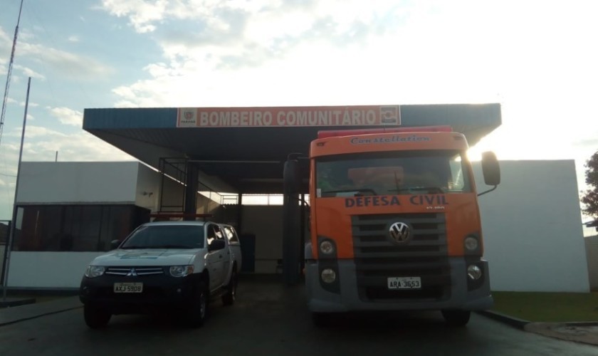 Alunos do CEMEI Albina Dallabrida de Capitão passam por simulação de incêndio