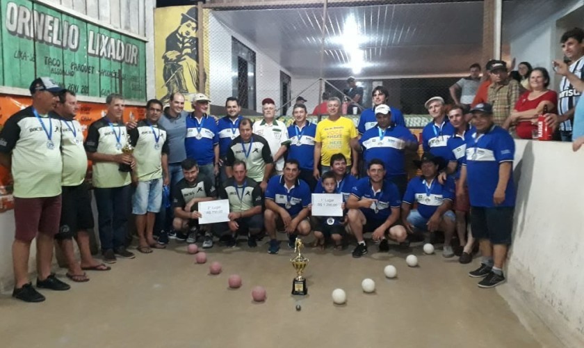 Equipe masculina de Bocha da Princesa Izabel é tricampeã do municipal de bocha