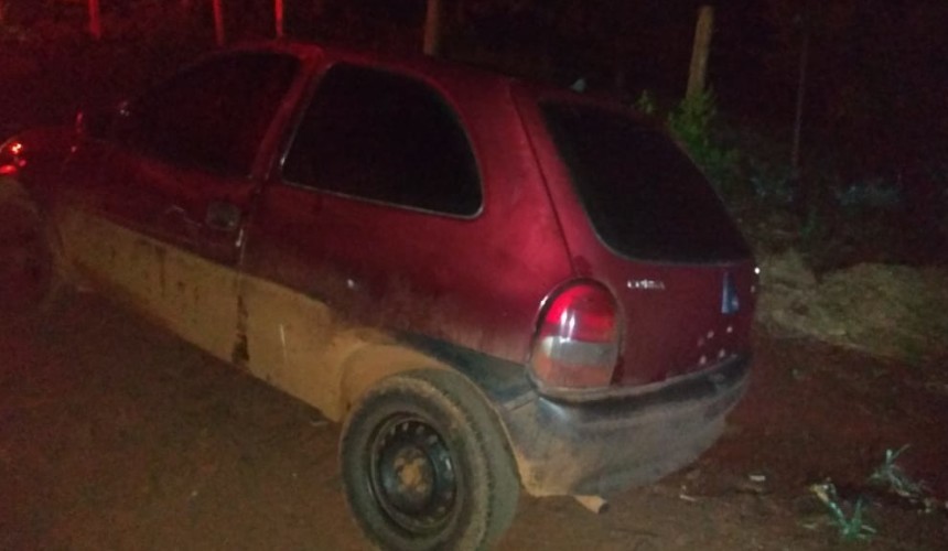 Veiculo furtado no distrito de Alto Alegre é recuperado pela Policia Militar de Capitão
