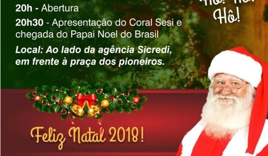 Capanema recebe o Papai Noel do Brasil