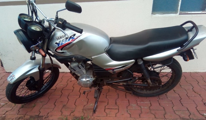 PM apreende motocicleta no distrito de Alto Alegre do Iguaçu