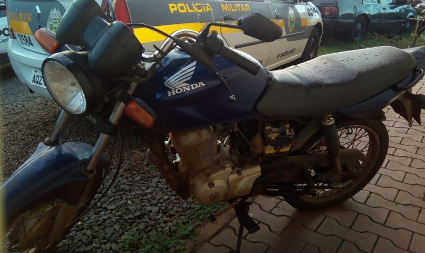 Motocicleta com escapamento adulterado é apreendida em Capitão