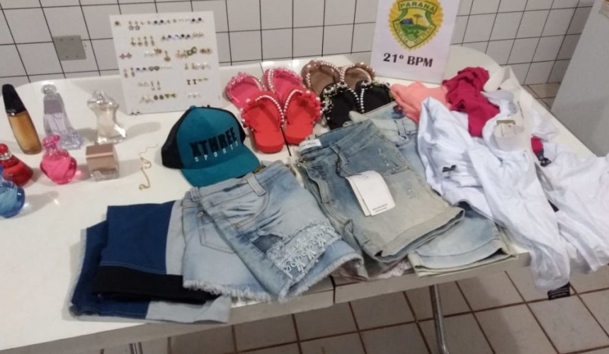 Menor é aprendido  em Nova Prata com produtos furtados