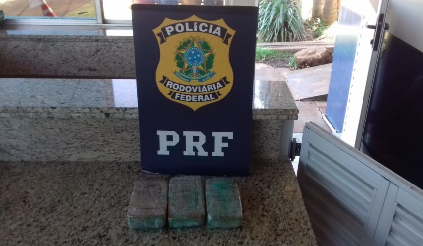 PRF apreende Crack em tanque de combustível de veiculo com placas de Capitão