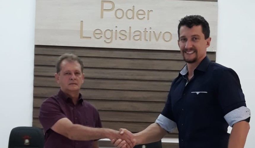 Vereador Heno é eleito novo presidente da Câmara de vereadores de Santa Lúcia