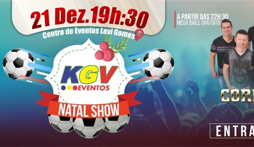 Natal Show com a chegada do Papai Noel acontece hoje em Santa Lúcia