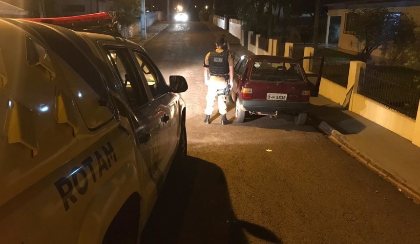 Rotam recupera veiculo furtado em Boa Vista da Aparecida