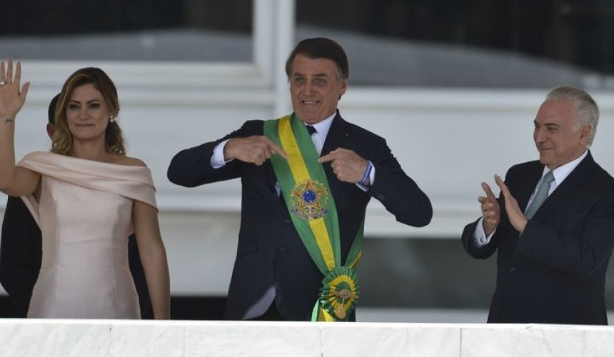 Veja os principais momentos da posse de Jair Bolsonaro