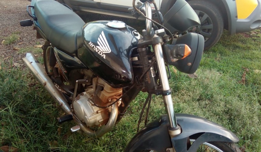 ROTAM apreende moto adulterada em Capitão