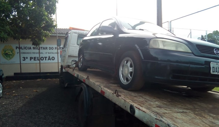 Veículo levado de revenda de Cascavel é encontrado abandonado em Capitão