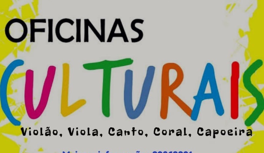 Período de matriculas e rematrículas em Oficinas Culturais iniciam na sexta-feira em Capitão
