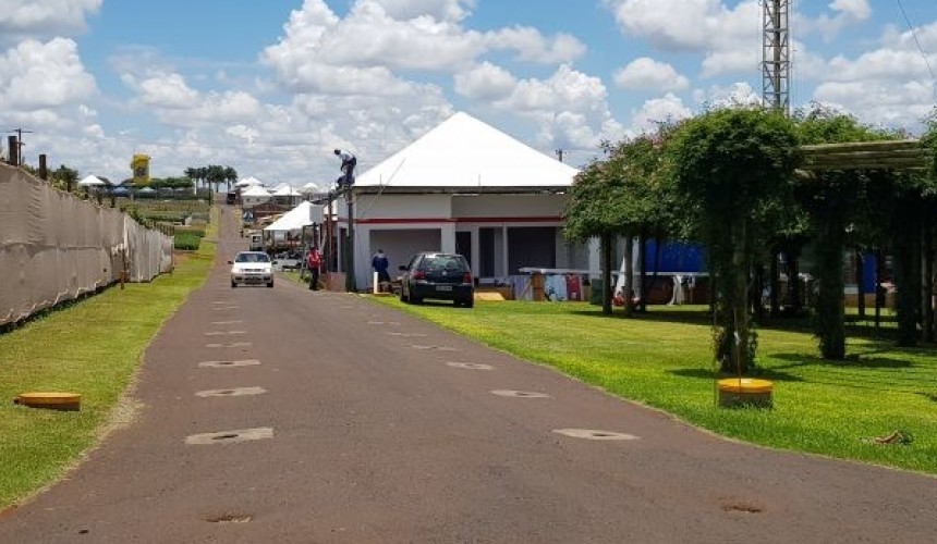 40% dos estandes já estão em processo de montagem para o Show Rural