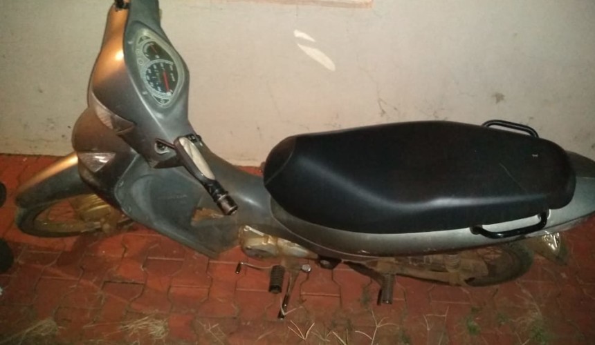 Menor é detido conduzindo motocicleta na Avenida Iguaçu em Capitão