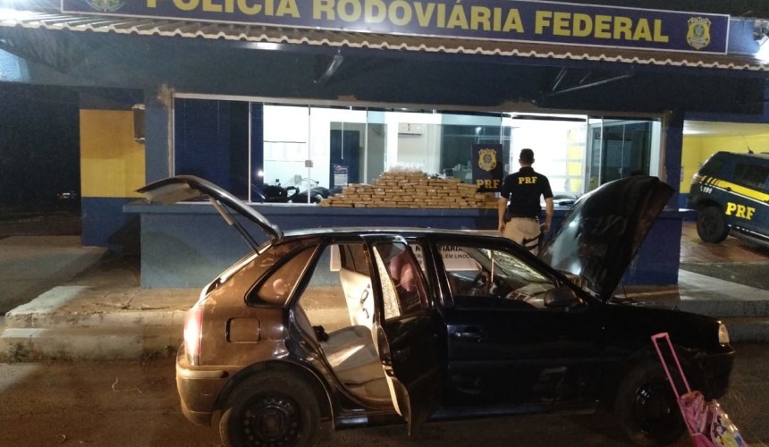 PRF apreende maconha, cocaína e haxixe na BR 163 em Lindoeste