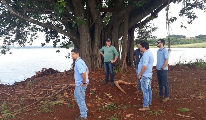 Vereadores e representantes do CEBI realizam vistorias no entorno do lago Baixo Iguaçu em Capitão