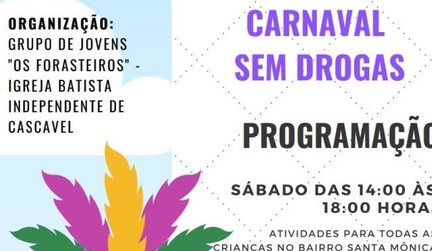 COMPPUD e Igreja Batista realizarão atividades sociais durante o Carnaval em Capitão