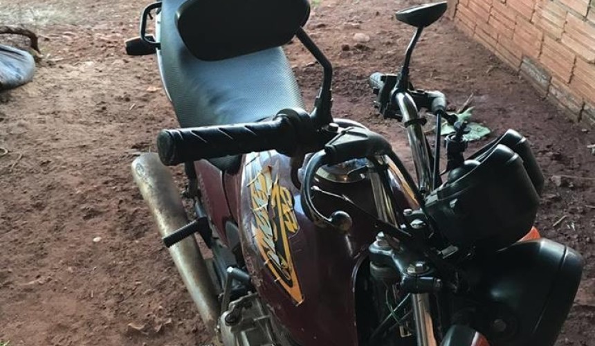 Policia de Boa Vista recupera moto furtada no ano passado em Capitão