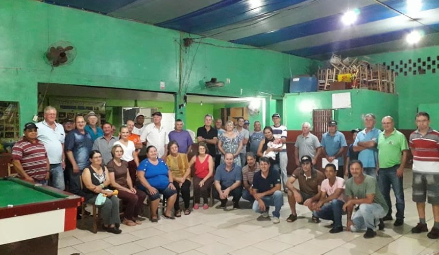 Vereadores se reuniram com moradores da linha São José para ouvir anseios da comunidade