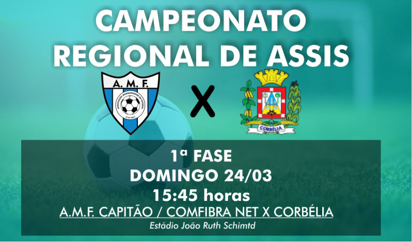 A.M.F. Capitão / Comfibra estreia neste final de semana no Campeonato Regional de Assis