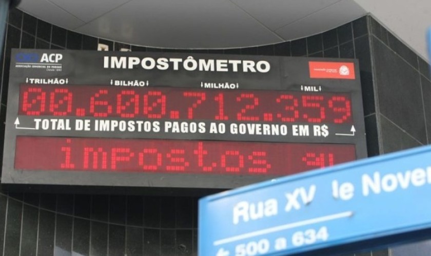 Impostômetro marca R$ 600 bilhões de impostos arrecadados em 2019