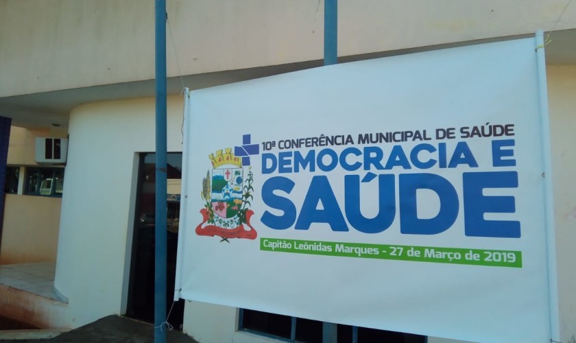 Acontece hoje em Capitão a 10° Conferencia da Saude Municipal