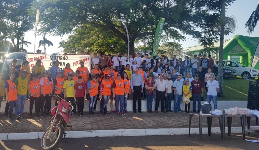 Arrastão contra a Dengue está sendo realizado neste momento em Santa Lúcia