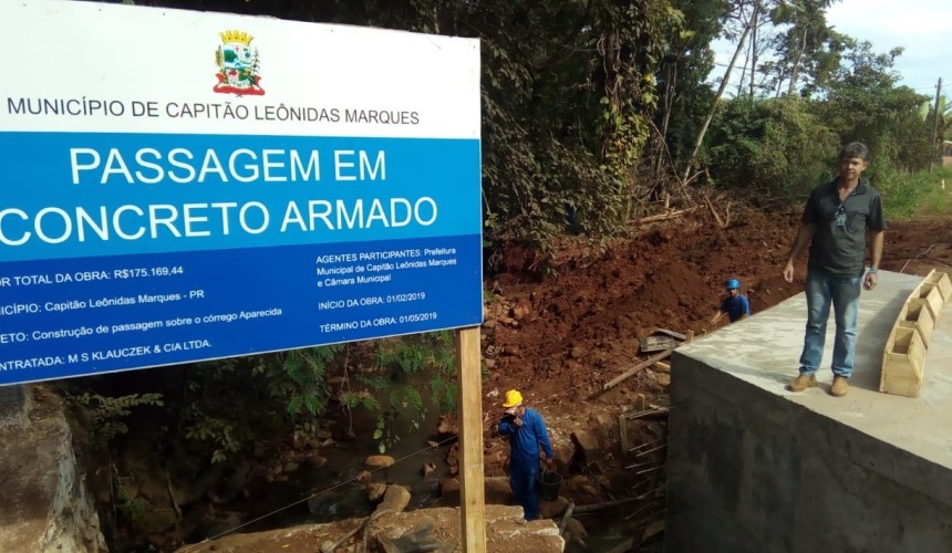 Secretário de viação e obras fala sobre recapeamento na estrada do Bom Jesus e nova ponte no córrego Aparecida