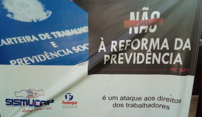 Sindicatos de Capitão convocam população para falar sobre reforma da previdência nesta sexta-feira