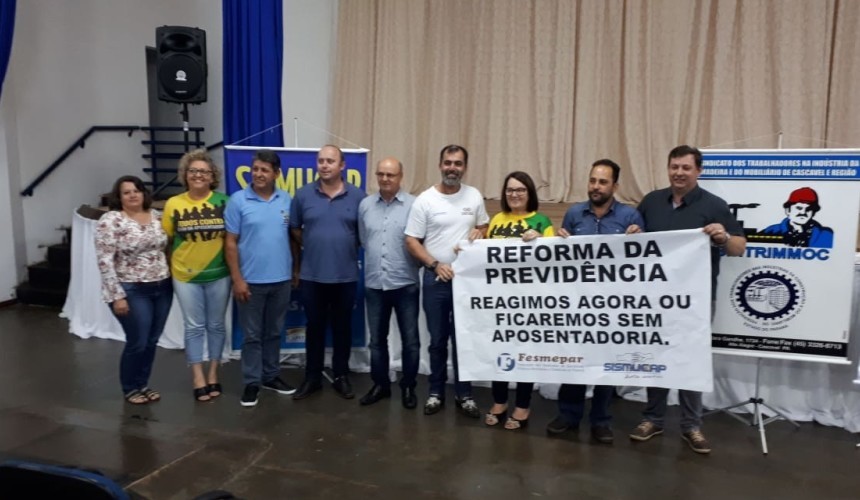 Sindicatos de Capitão se unem contra a reforma da previdência