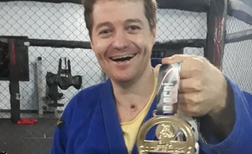 Paratleta Sidnei Marion, é destaque em competição regional de Jiu-jitsu