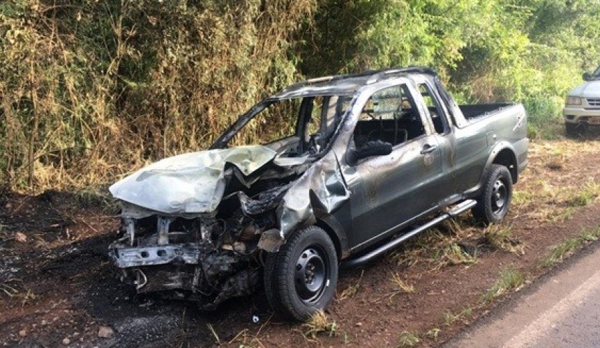 Homem morre em grave colisão na PR-281 em Salto do Lontra