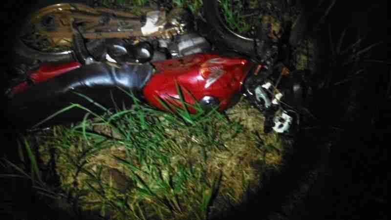 Motociclista morre em colisão na PR 484 em Capitão