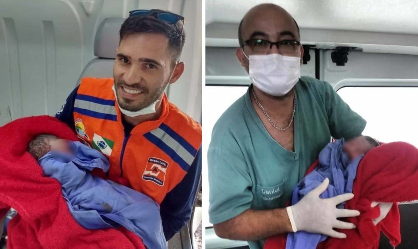 Socorristas de Boa Vista da Aparecida realizam parto dentro de ambulância na PR-180