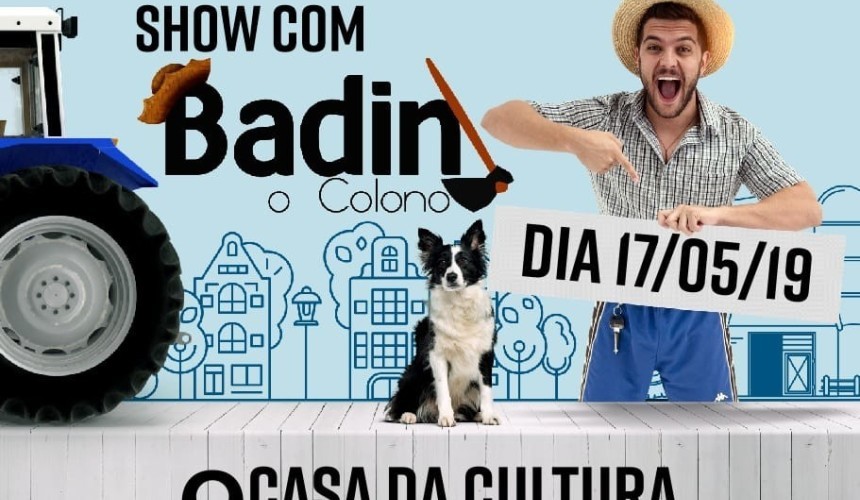 Ingressos para Show do Badin estão à venda na ACICAP