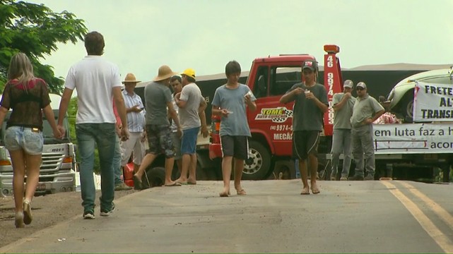 Rodovia BR 163, volta a ser bloqueada nessa quinta-feira em Capitão