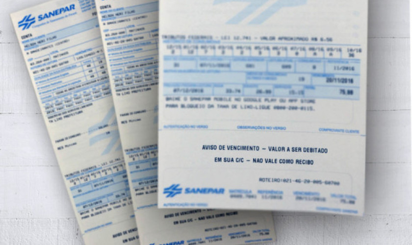 Após medida cautelar do TCE, Sanepar suspende aumento de 12,13% na conta de água