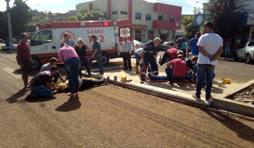 Pedestre é atropelado na Av. Iguaçu em Capitão